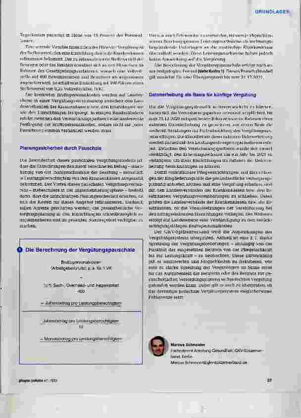 Vorschauseite 2: Pauschale Vergütung