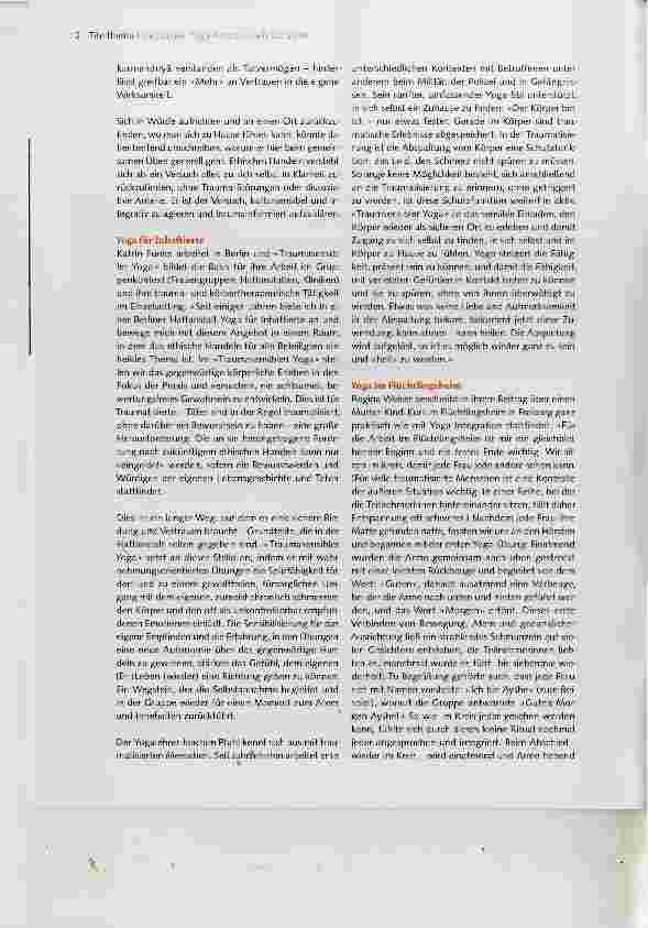 Vorschauseite 3: Berichte aus der Arbeit mit traumatisierten Menschen