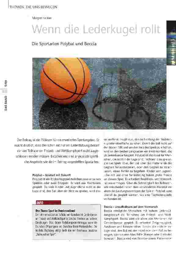 Vorschauseite 1: Wenn die Lederkugel rollt
