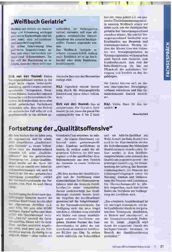 Vorschauseite 4: Gut gerüstet für das alte Deutschland?