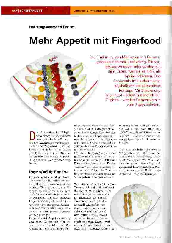 Vorschauseite 1: Mehr Appetit mit Fingerfood
