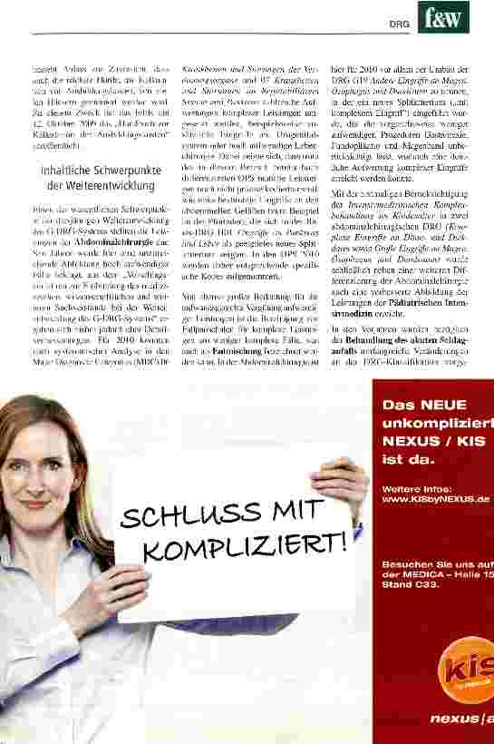 Vorschauseite 2: Das G-DRG-System 2010: Konsequente Weiterentwicklung im Detail