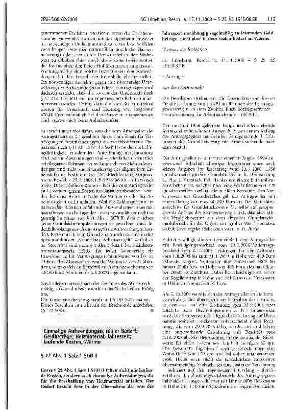 Vorschauseite 4: Arbeitgeber; Darlehen; Eigenheim; Eintritt der Hilfebedürftigkeit; Finanzierung der allgemeinen Lebensführung; Kosten der Unterkunft; Mehraufwendungen; Schuldzinsen; Spesen; Umbau…