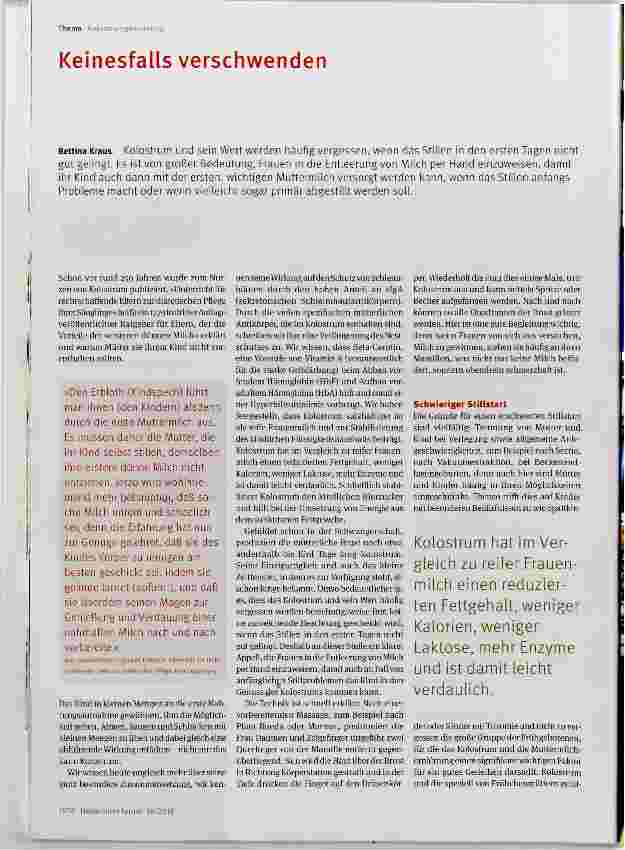 Vorschauseite 1: Keinesfalls verschwenden