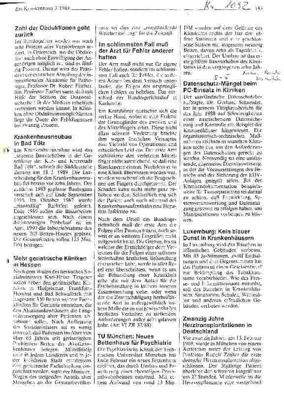 Vorschauseite 1: Datenschutz-Mängel beim PC-Einsatz in Kliniken