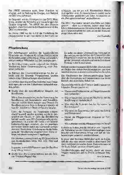 Vorschauseite 6: Delegiertenkonferenz 1989 des Österreichischen Pflegeverbandes
