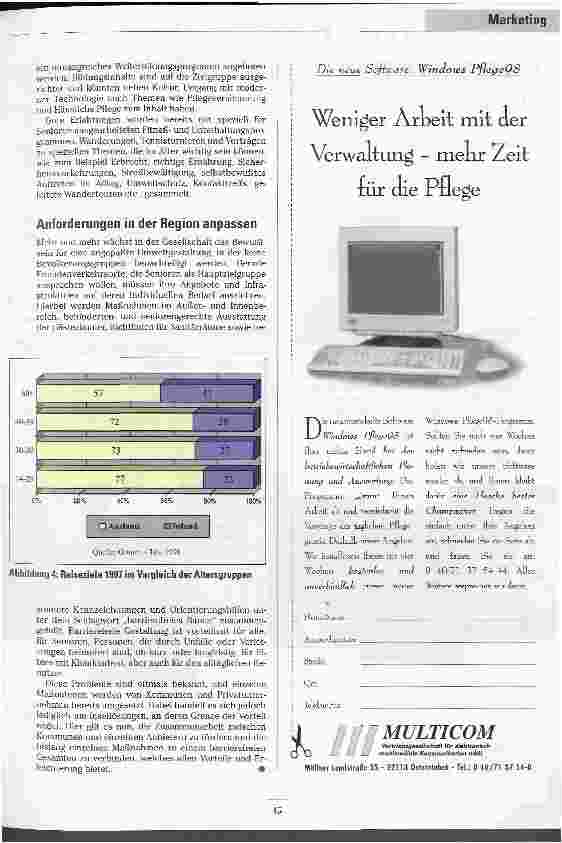 Vorschauseite 5: Tourismus in einer alternden Gesellschaft Die Zielgruppe und ihre Potentiale