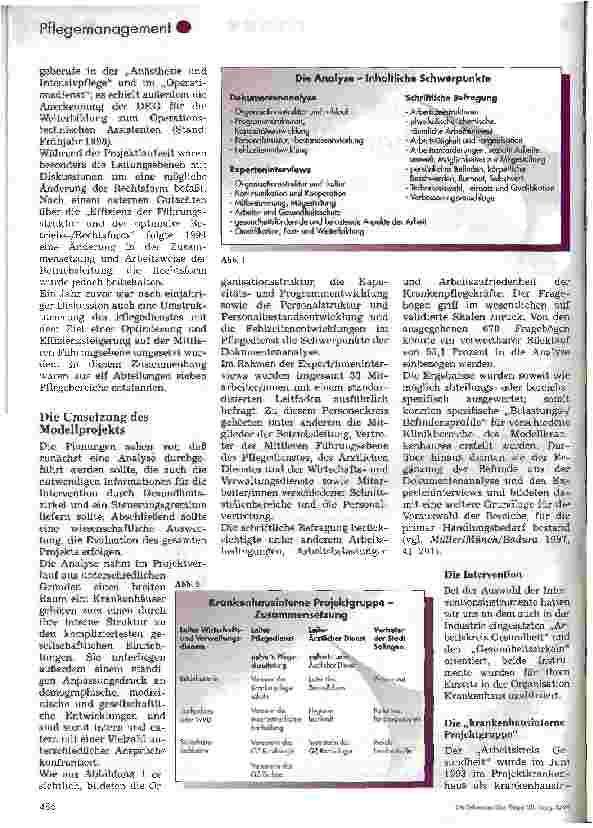 Vorschauseite 2: Gesundheitsförderung im Städtischen Klinikum Solingen Ein Modellprojekt und seine Folgen