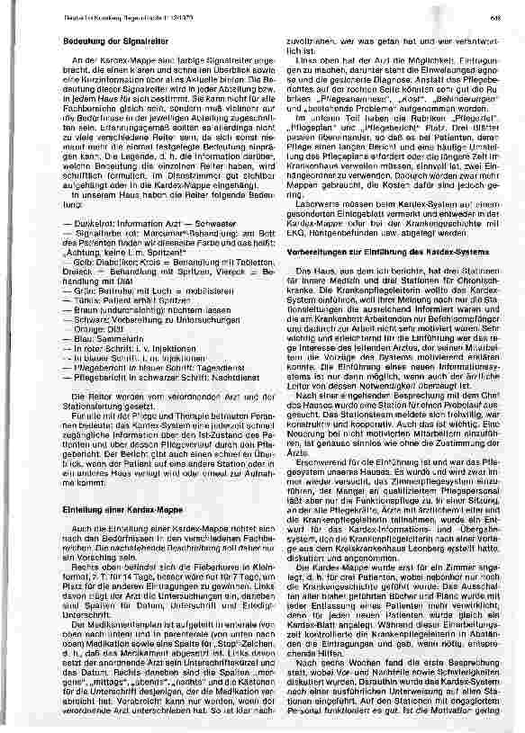 Vorschauseite 2: Das Kardex-Informationssystem und Übergabebericht