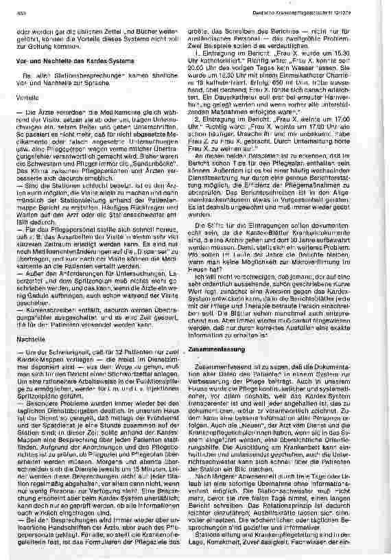 Vorschauseite 3: Das Kardex-Informationssystem und Übergabebericht