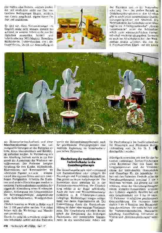 Vorschauseite 2: Holzgestaltungstherapie als Bestandteil der psychiatrischen Komplextherapie