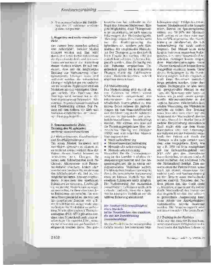 Vorschauseite 3: Kontinenztraining nach radikaler Prostatektomie