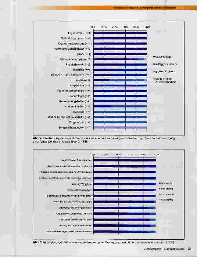 Vorschauseite 4: Versorgung von Menschen mit chronischen Wunden in Deutschland; Status quo aus Sicht der versorgenden Experten