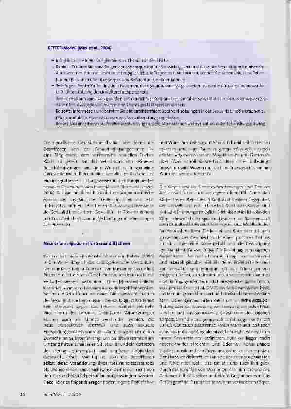 Vorschauseite 3: SEXUALITÄT UND PALLIATIVE CARE Palliative Care und Sexualität ein Widerspruch?