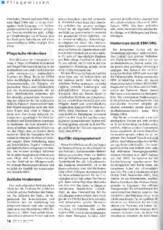 Vorschauseite 5: Der mündige Patient in der Pflegeein Widerspruch in sich selbst