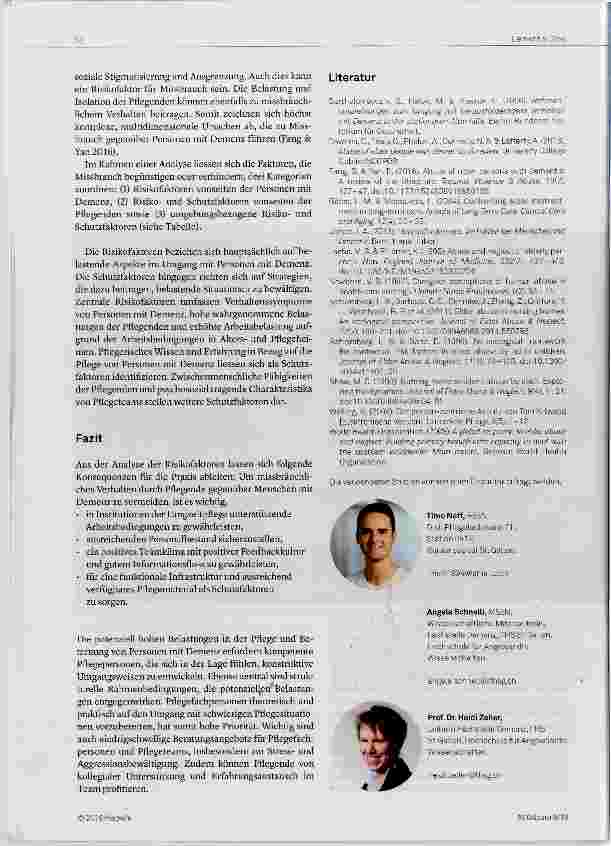 Vorschauseite 3: Missbrauch in der Pflege