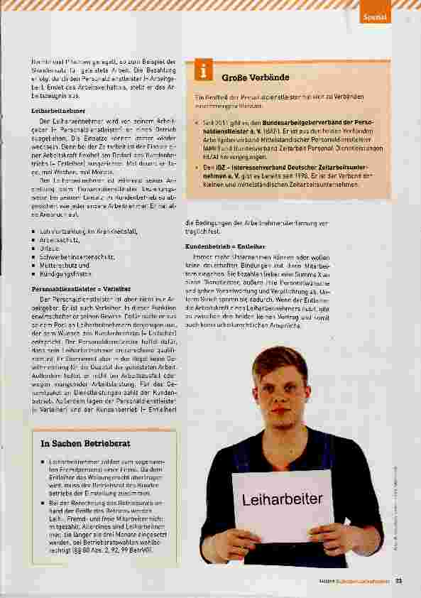 Vorschauseite 2: Personaldiensileister Zeitarbeit - ein Dreiecksverhältnis