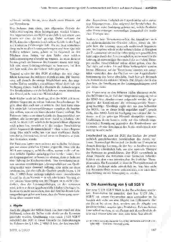 Vorschauseite 3: Trennen, was zusammengehört? Zusammenarbeit mit Ärzten auf dem Prüfstand.
