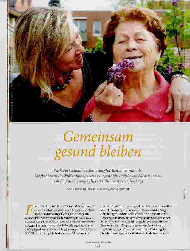 Vorschauseite 1: Gemeinsam gesund bleiben
