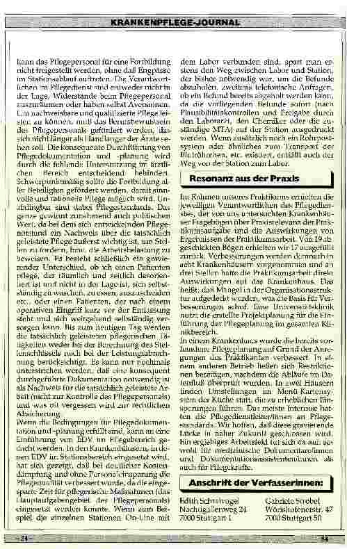 Vorschauseite 4: Dokumentation und Pflegeplanung: Wie sieht die Praxis aus?