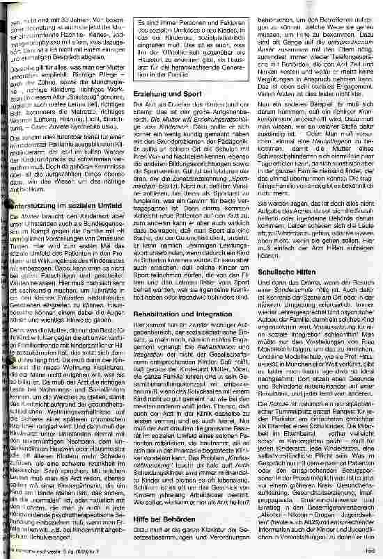 Vorschauseite 2: Sozialpädiatrie in der Kinderarztpraxis