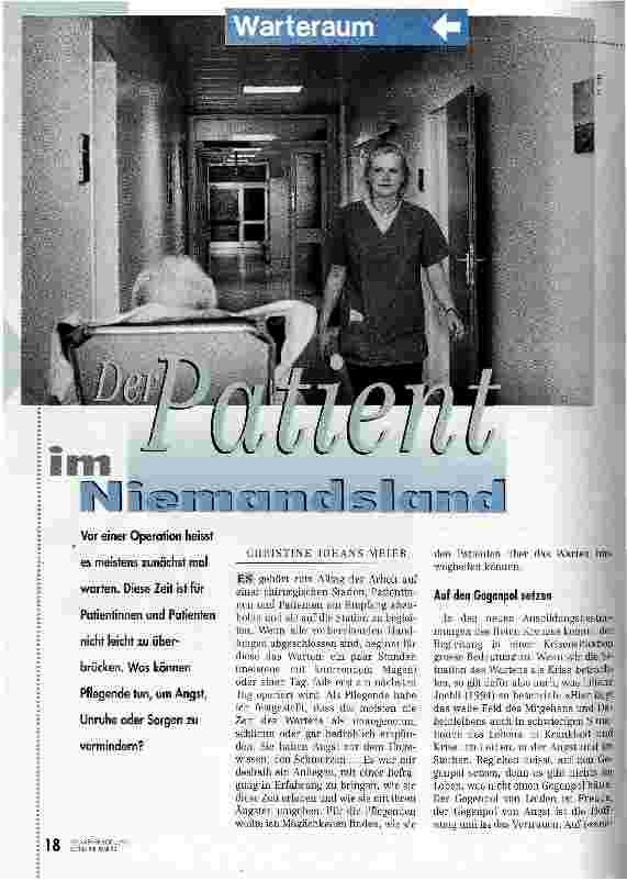 Vorschauseite 1: Der Patient im Niemandsland