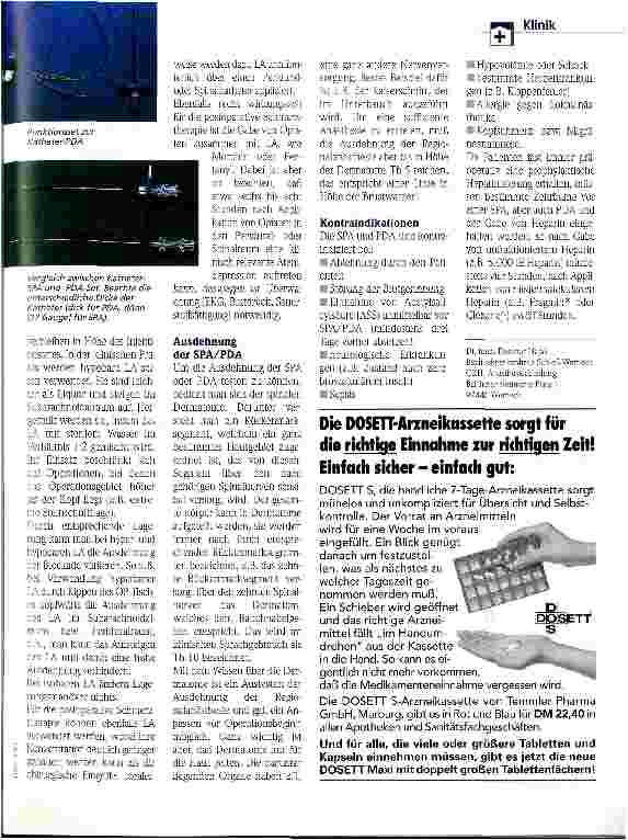 Vorschauseite 2: Rückenmarknahe Anästhesiemethoden Teil 2