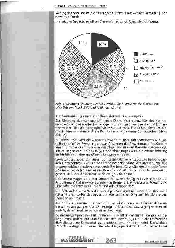Vorschauseite 4: Was leistet der SERVQUAL-Ansatz? Dienstleistungsqualität aus Kundensicht und ihre Messung