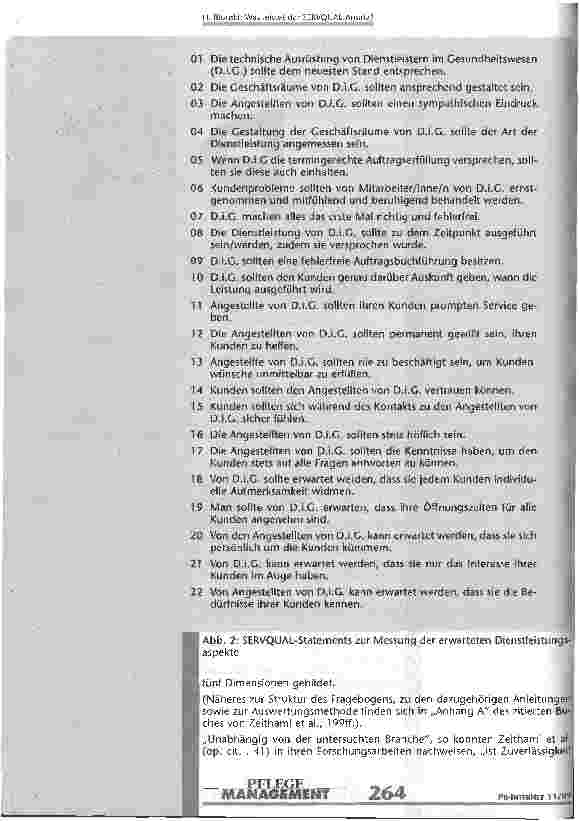 Vorschauseite 5: Was leistet der SERVQUAL-Ansatz? Dienstleistungsqualität aus Kundensicht und ihre Messung