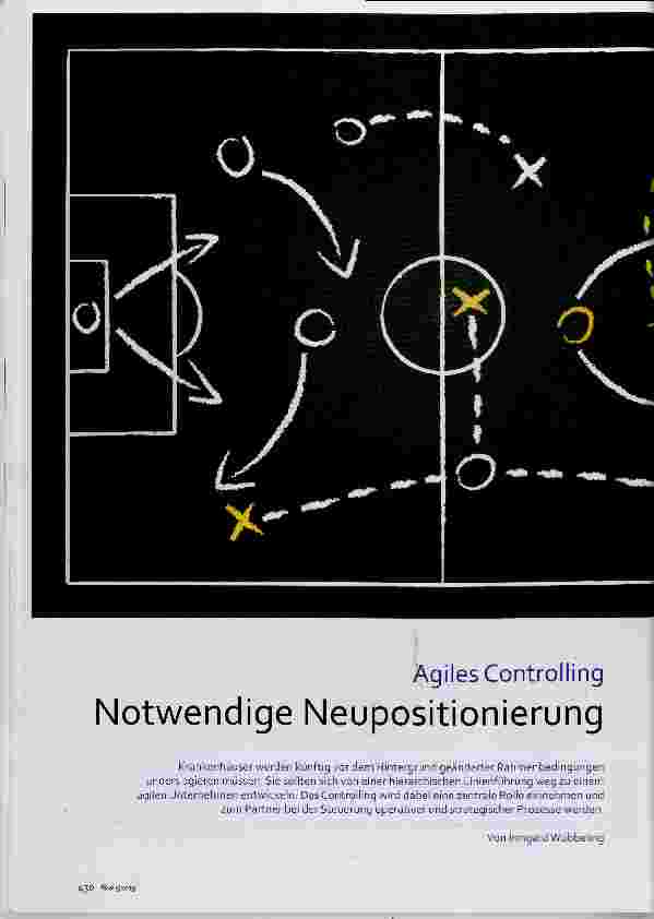 Vorschauseite 1: Agiles Controlling Notwendige Neupositionierung