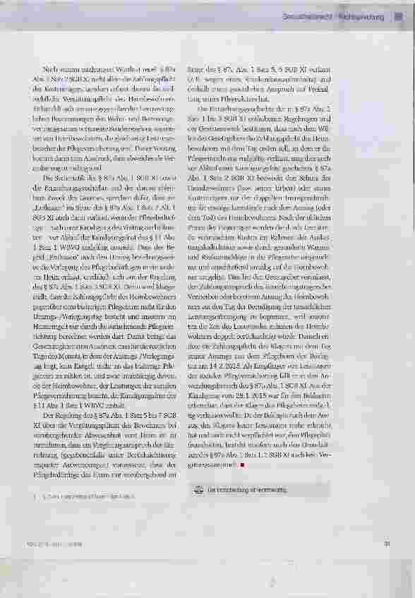 Vorschauseite 2: Rückerstattung von Heimentgelt
