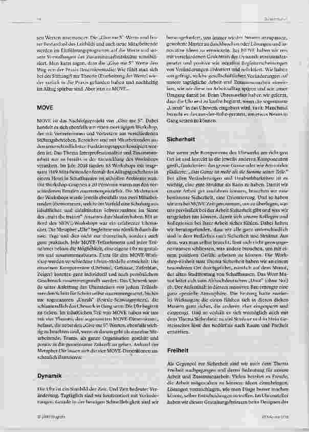 Vorschauseite 2: MOVE - Zusammenarbeit als Basis in bewegten Zeiten