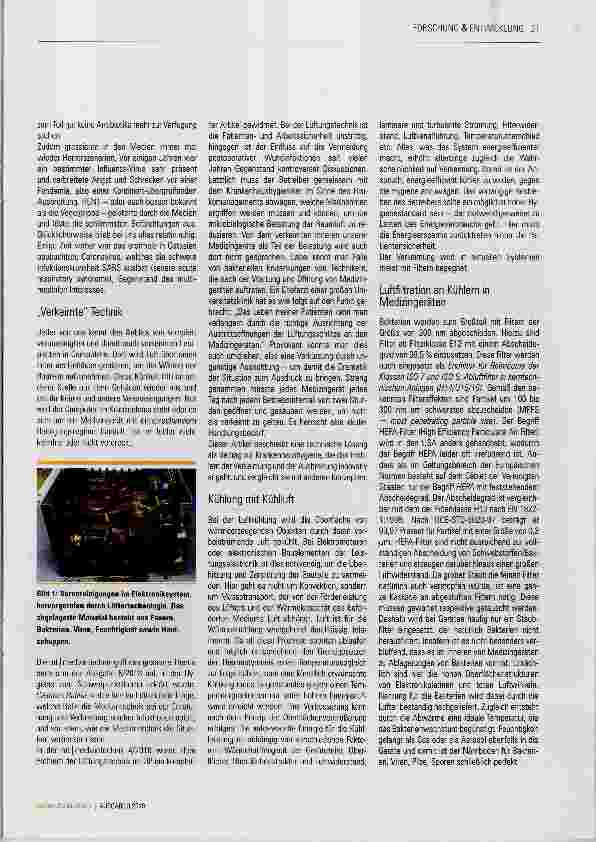 Vorschauseite 2: Hygienische Kühlung von Medizingeräten