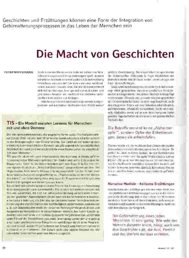 Vorschauseite 1: Die Macht von Geschichten