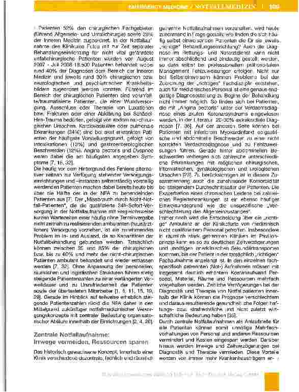 Vorschauseite 2: Interdisziplinäre Notfallaufnahme; Aktueller Stand und Ausblick