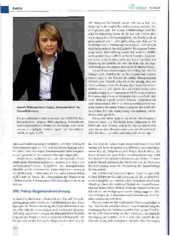 Vorschauseite 2: Was können die Krankenhäuser von den Parteien erwarten?
