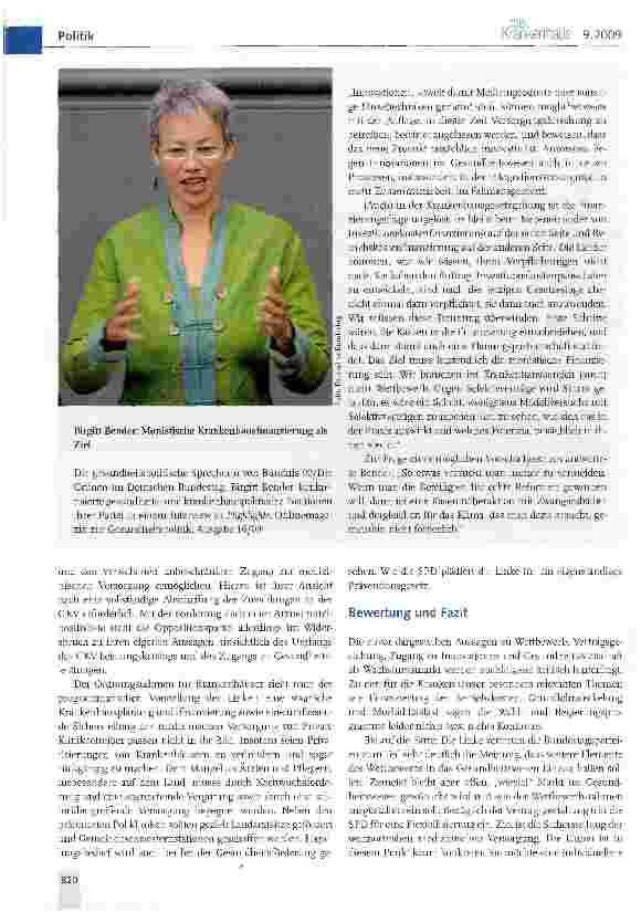 Vorschauseite 6: Was können die Krankenhäuser von den Parteien erwarten?