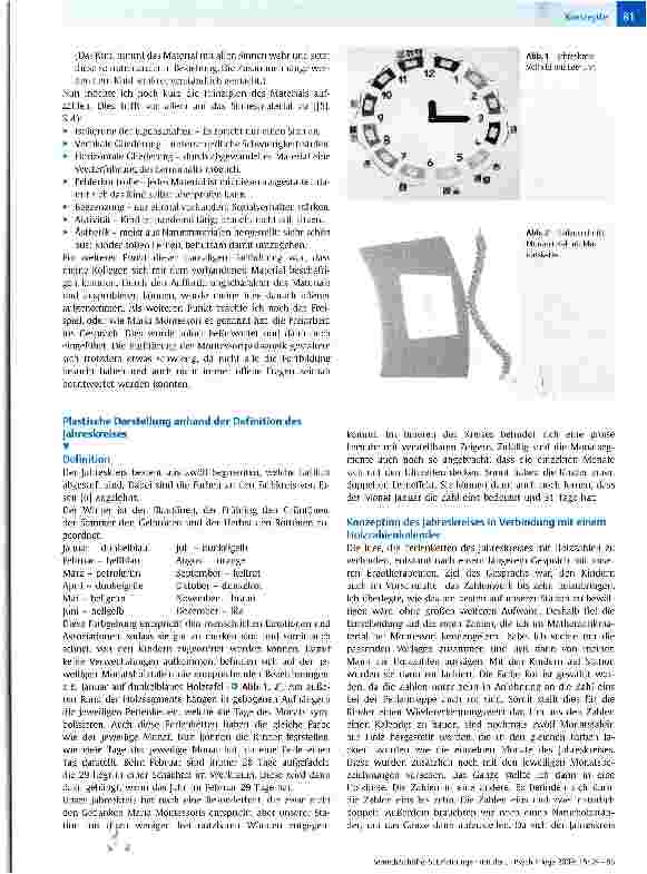 Vorschauseite 3: Erfahrungen mit der Pädagogik von Maria Montessori
