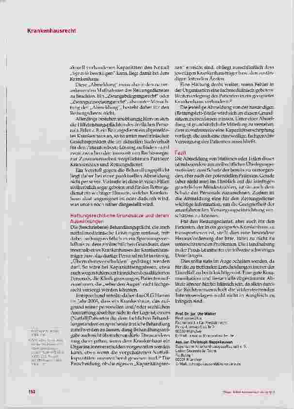 Vorschauseite 4: Die Abmeldung von Stationen im zugelassenen Krankenhaus