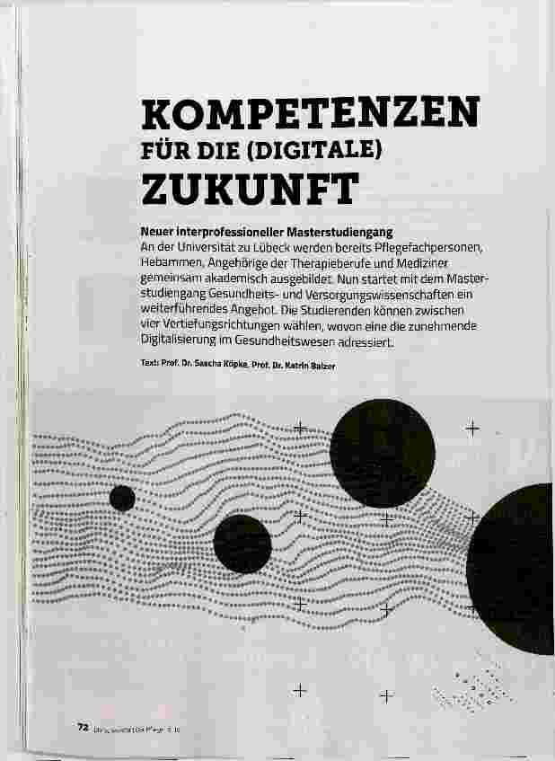 Vorschauseite 1: KOMPETENZEN FÜR DIE (DIGITALE) ZUKUNFT