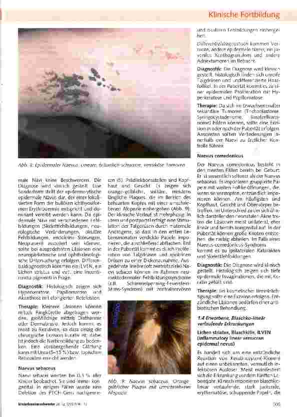 Vorschauseite 5: Differentialdiagnostik papulöser Hautveränderungen