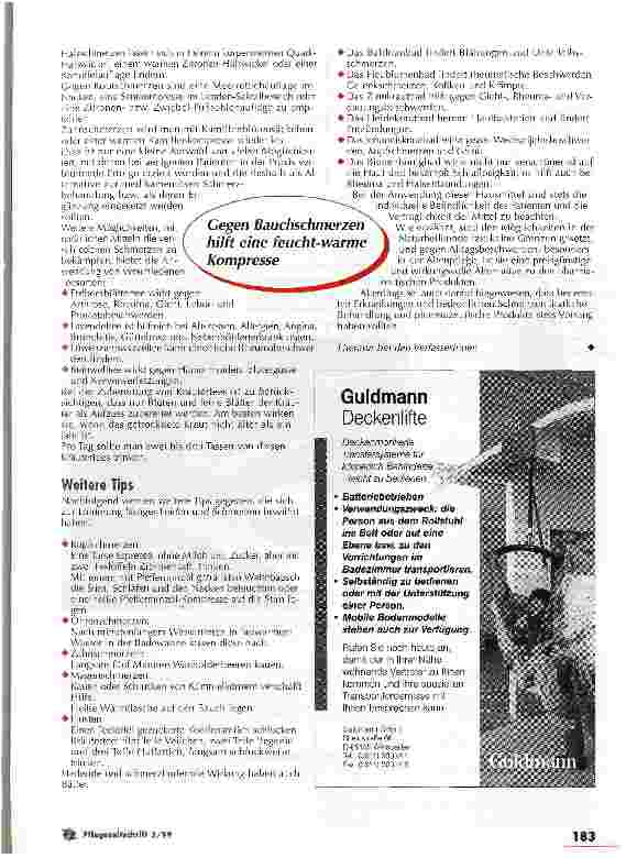Vorschauseite 4: AltenpflegeschülerInnen berichten: Alternative Schmerzbekämpfung - Chancen und Risiken