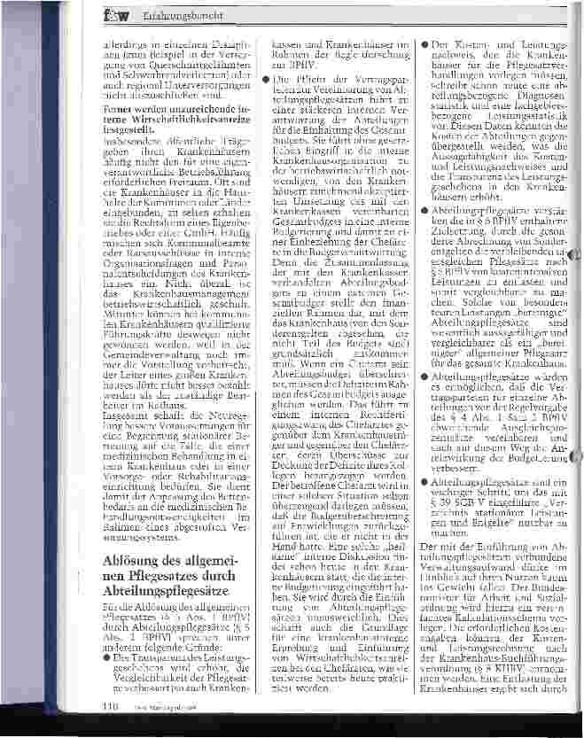 Vorschauseite 3: Erfahrungsbericht des Bundesministers für Arbeitu. Sozialordnung über die Auswirkungen der Krankenhaus-Neuordnung
