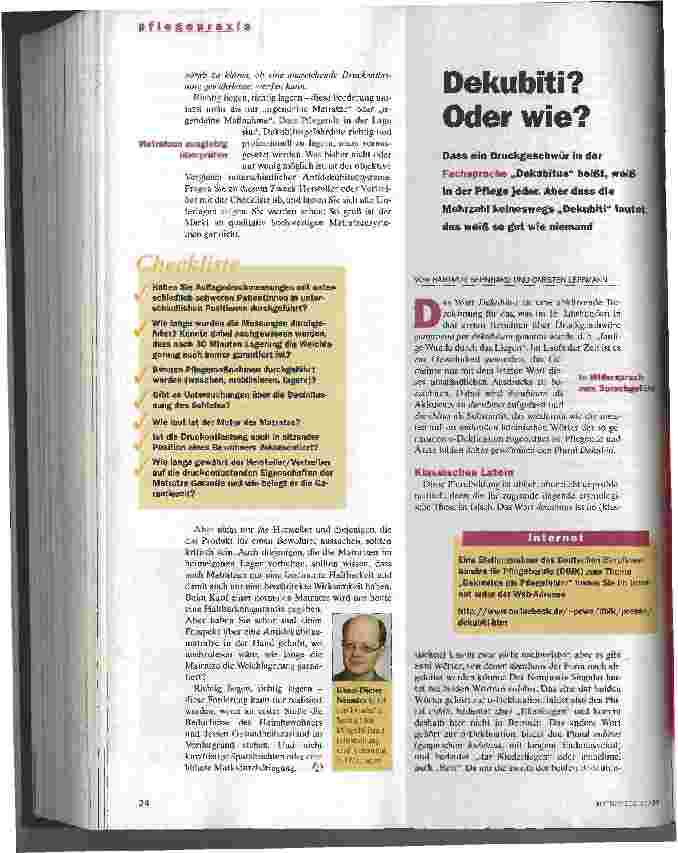 Vorschauseite 3: Richtig liegen, richtig lagern