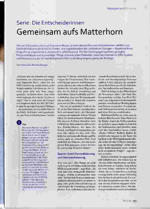 Vorschauseite 2: Gemeinsam aufs Matterhorn