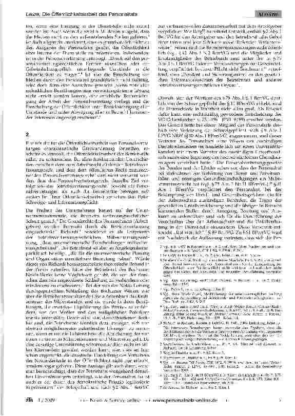 Vorschauseite 2: Die Öffentlichkeitsarbeit des Personalrats und des Betriebs rats zwischen Informationsrecht, -pflicht und Schweigepflicht