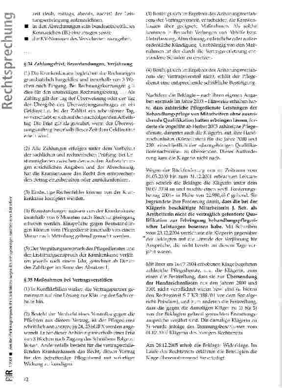 Vorschauseite 3: Zum Rückforderungs-anspruch der Krankenkasse wegen des vertragswidrigen Einsatzes einer Arzthelferin