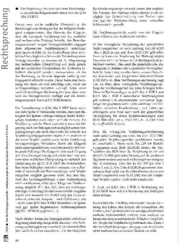 Vorschauseite 5: Zum Rückforderungs-anspruch der Krankenkasse wegen des vertragswidrigen Einsatzes einer Arzthelferin