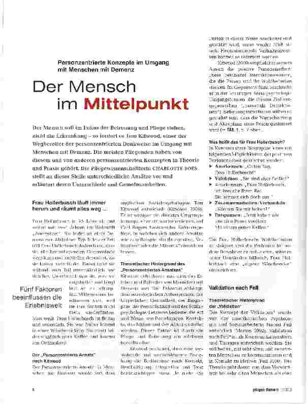 Vorschauseite 1: Der Mensch im Mittelpunkt