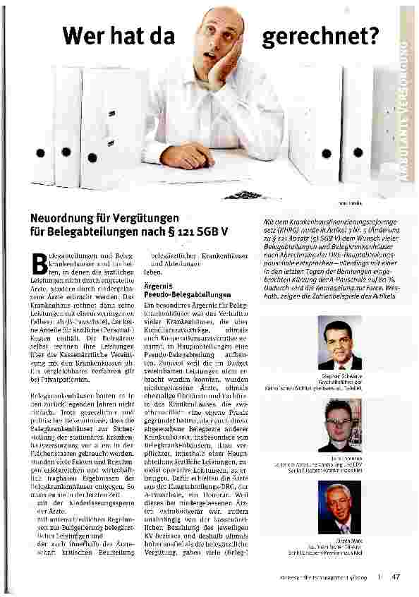 Vorschauseite 1: Wer hat da gerechnet?